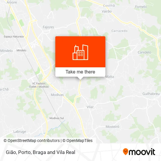 Gião map