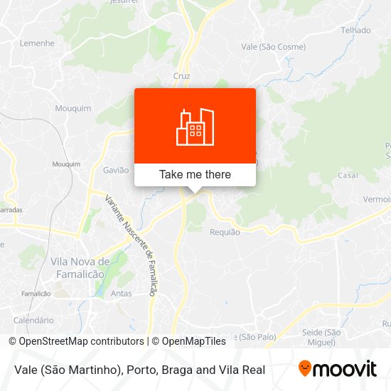 Vale (São Martinho) mapa