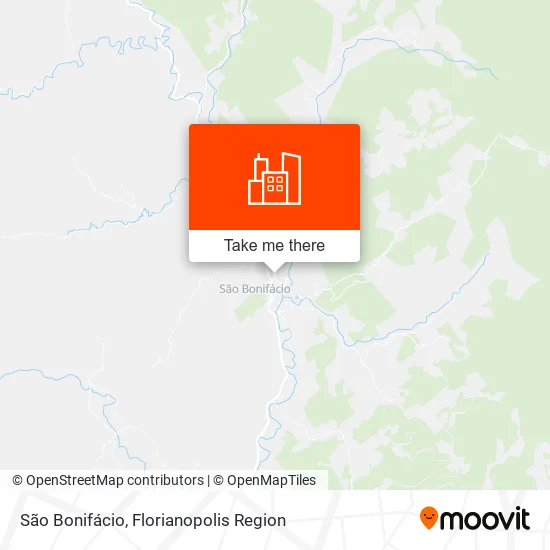 São Bonifácio map