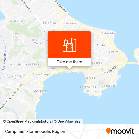 Campinas map