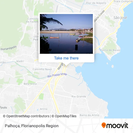 Palhoça map