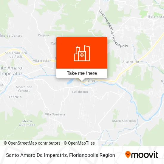 Santo Amaro Da Imperatriz map