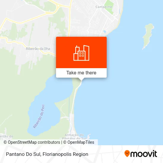 Pantano Do Sul map