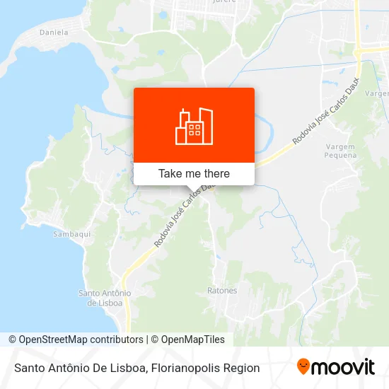 Santo Antônio De Lisboa map