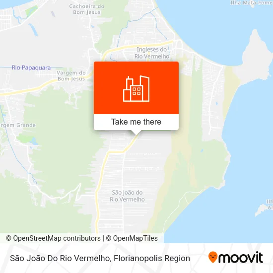São João Do Rio Vermelho map