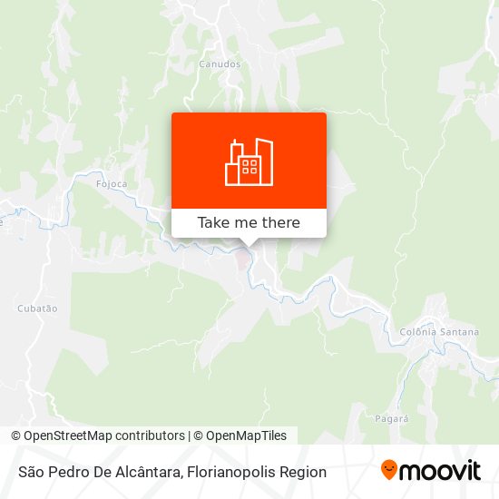 São Pedro De Alcântara map