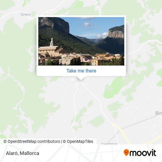 Alaró map