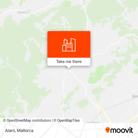 Alaró map