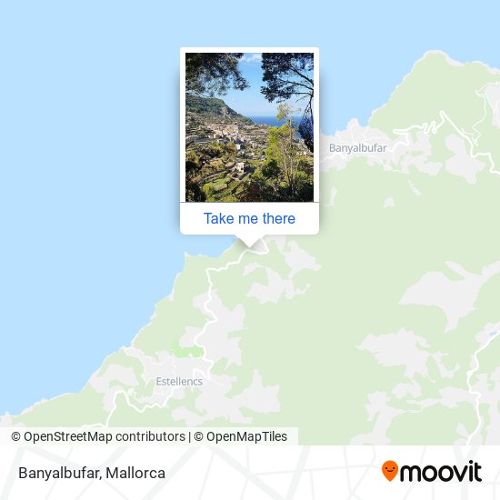 Banyalbufar map