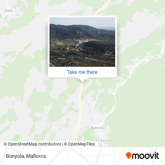 mapa Bunyola