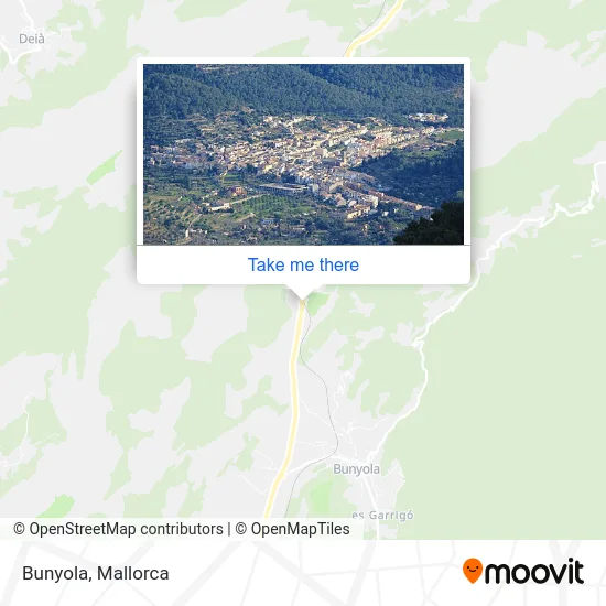 Bunyola map