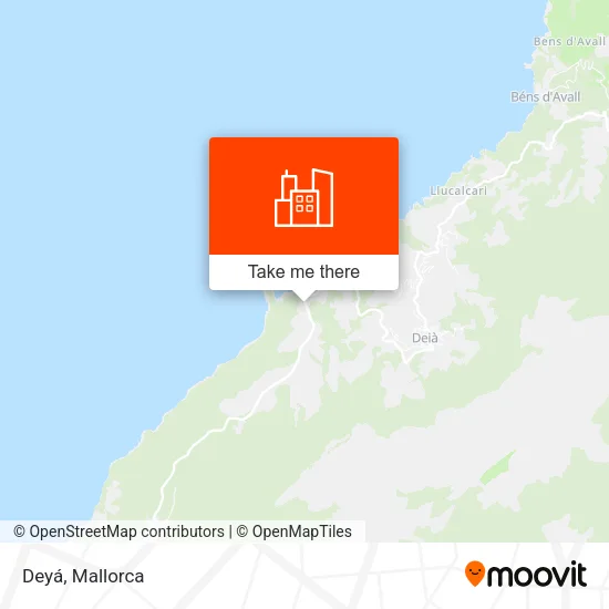 Deyá map