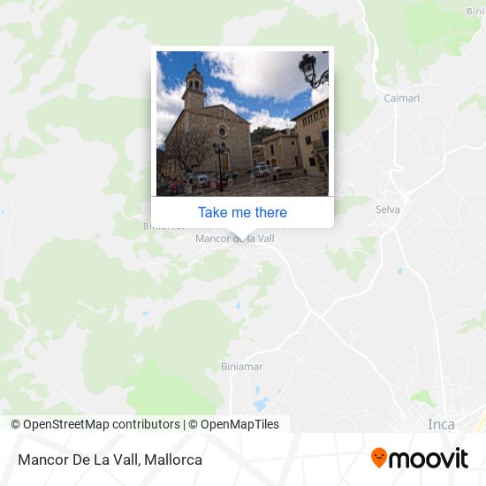 mapa Mancor De La Vall