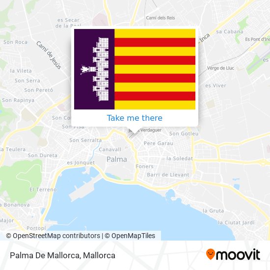 Palma De Mallorca map