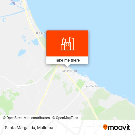 Santa Margalida map
