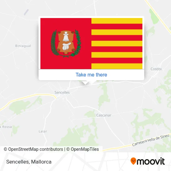 Sencelles map