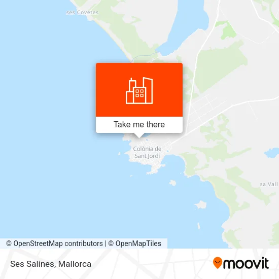 Ses Salines map