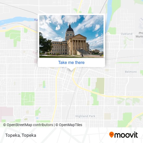 Topeka map