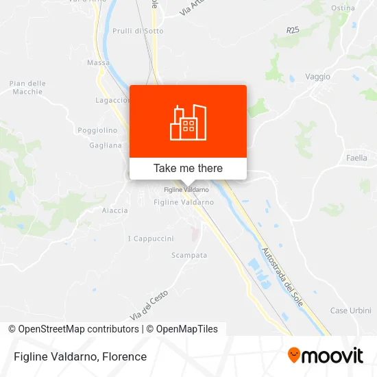 Figline Valdarno map