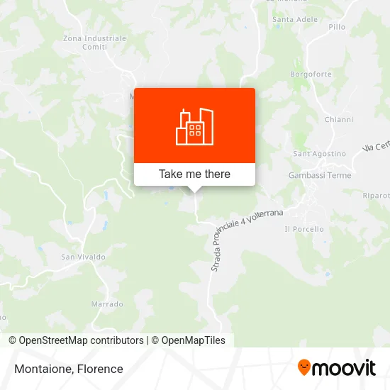 Montaione map
