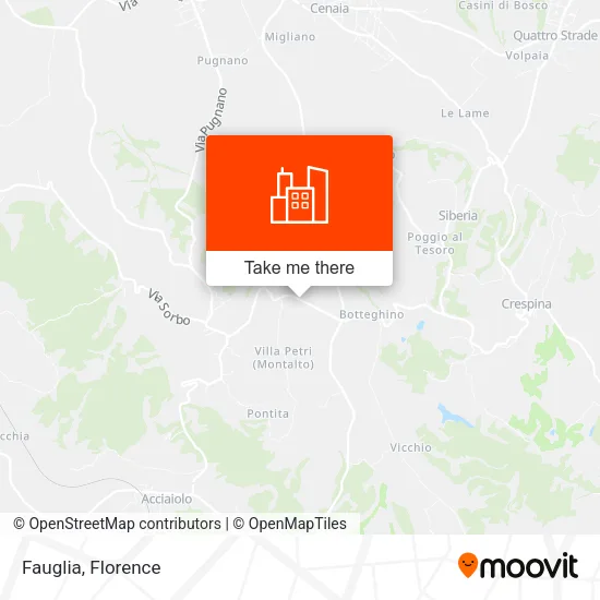 Fauglia map