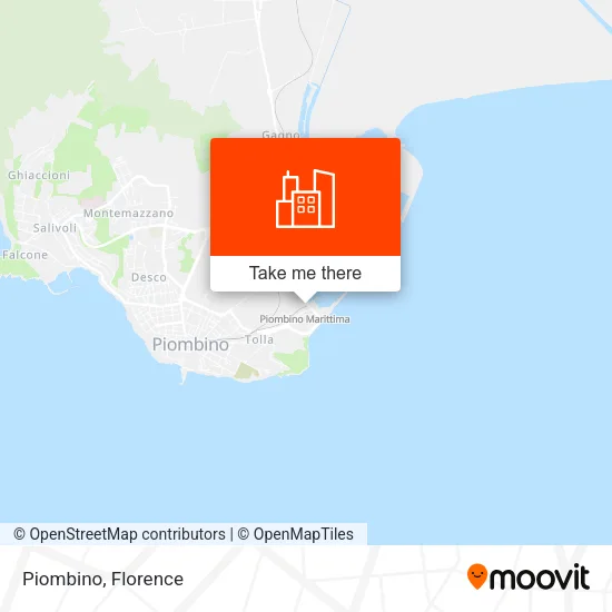 Piombino map