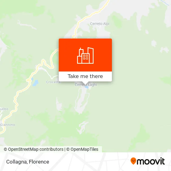 Collagna map