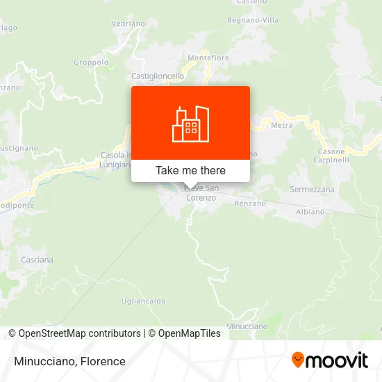 Minucciano map