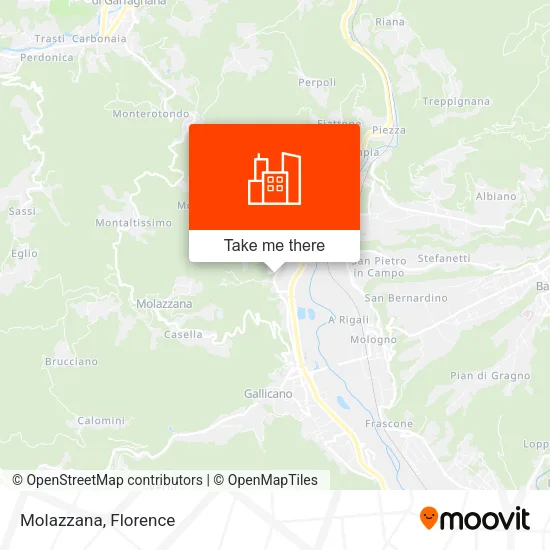 Molazzana map