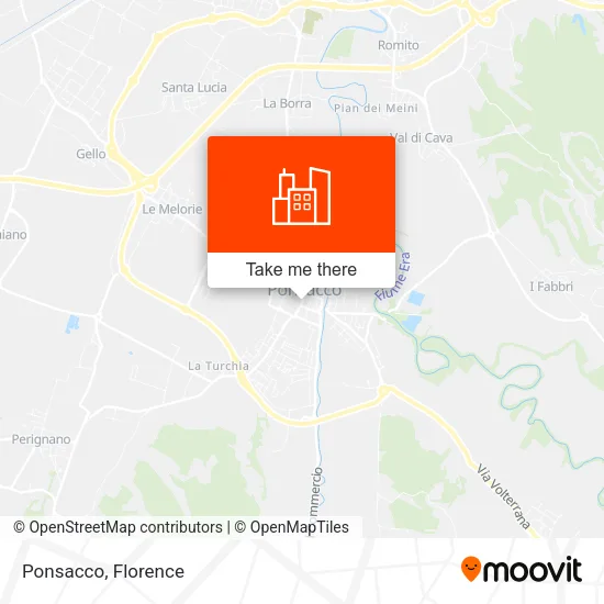 Ponsacco map