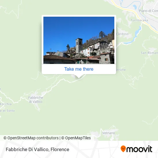 Fabbriche Di Vallico map