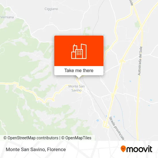 Monte San Savino map