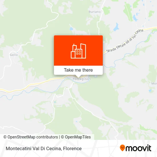 Montecatini Val Di Cecina map