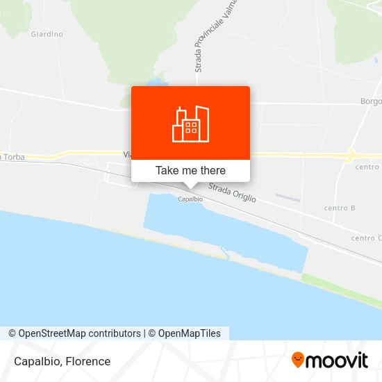 Capalbio map