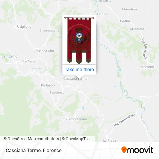 Casciana Terme map