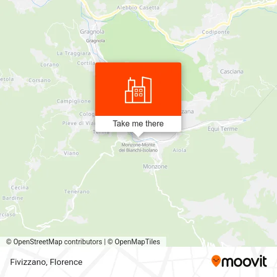 Fivizzano map