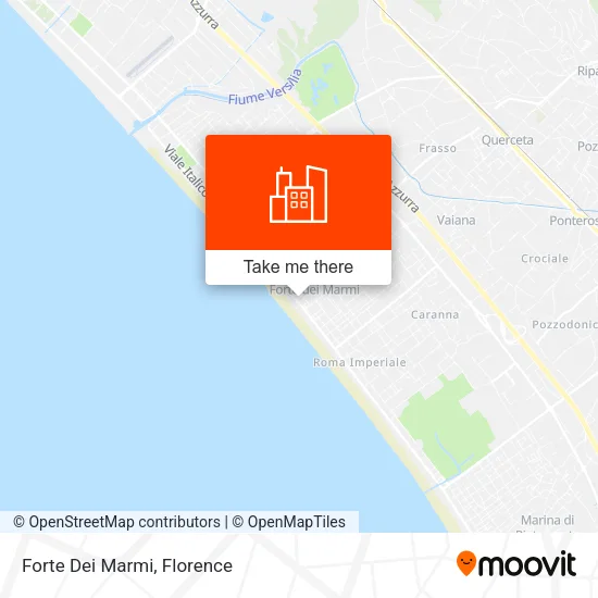 Forte Dei Marmi map