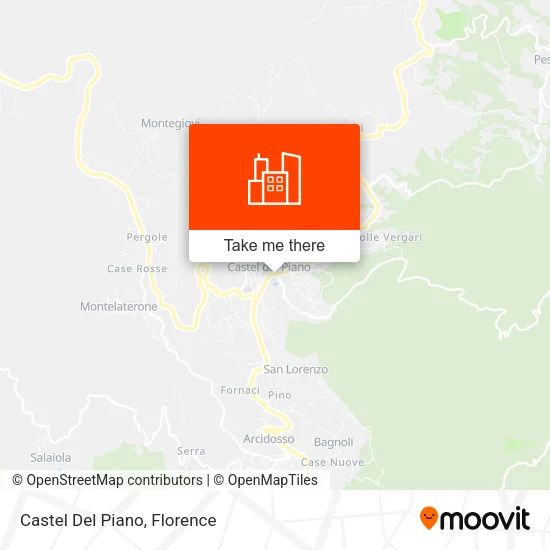 Castel Del Piano map