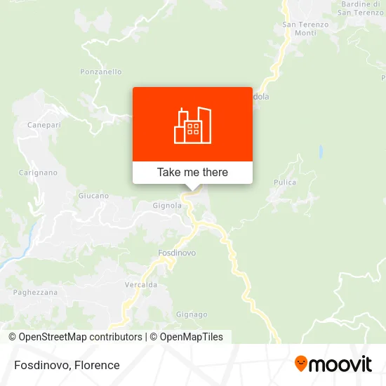 Fosdinovo map