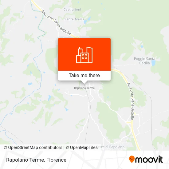 Rapolano Terme map