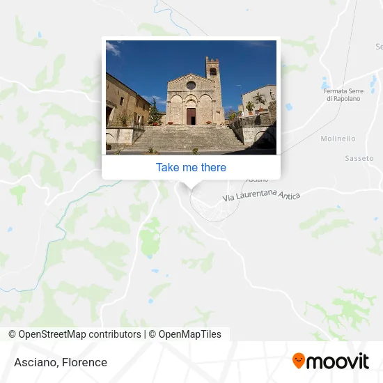 Asciano map