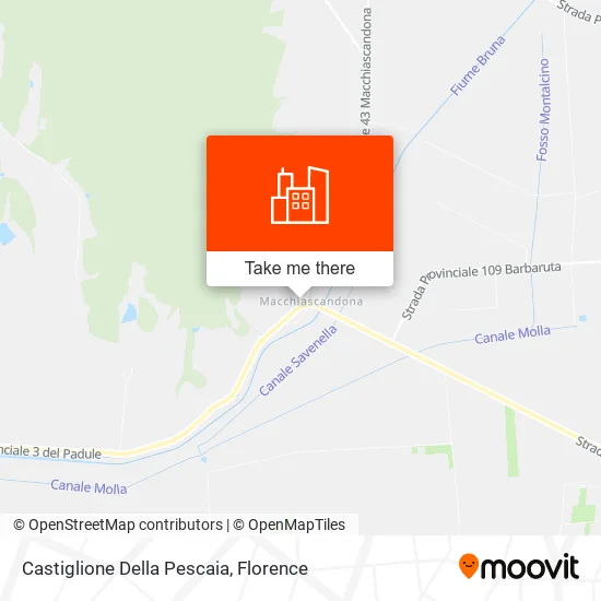 Castiglione Della Pescaia map