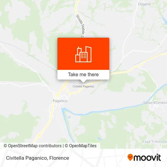 Civitella Paganico map