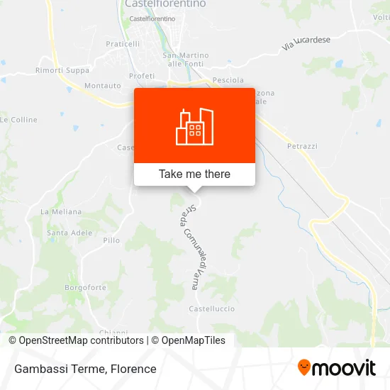 Gambassi Terme map