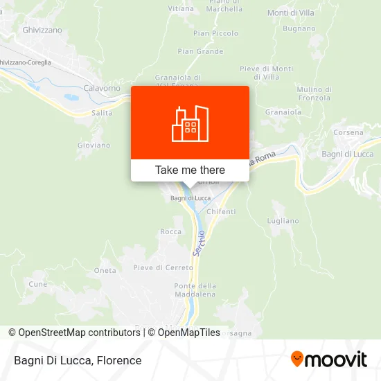 Bagni Di Lucca map