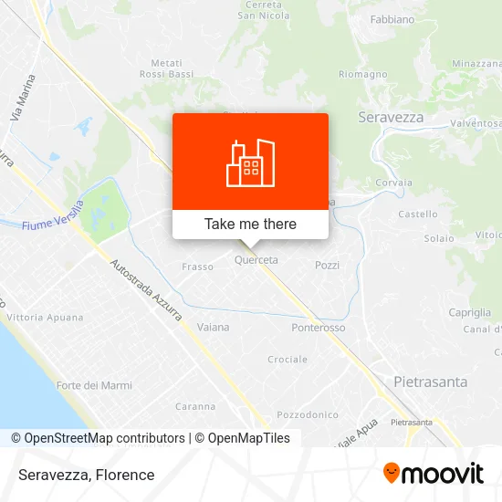 Seravezza map