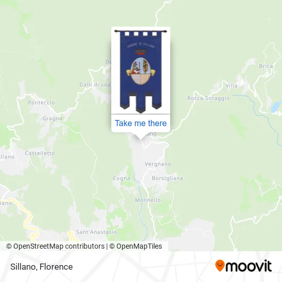 Sillano map