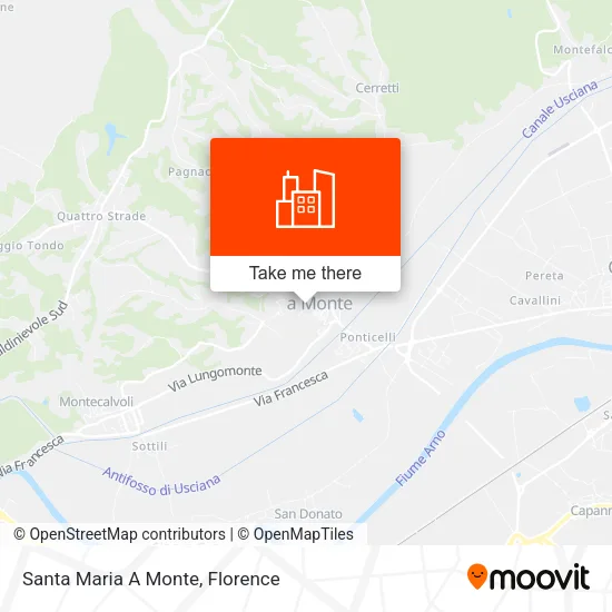 Santa Maria A Monte map
