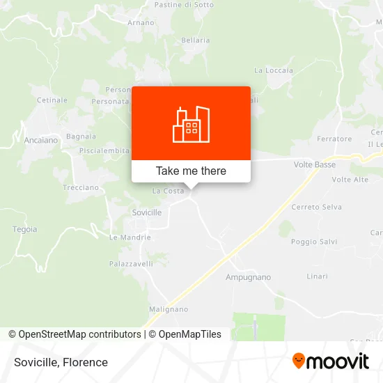 Sovicille map