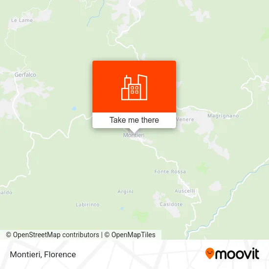 Montieri map